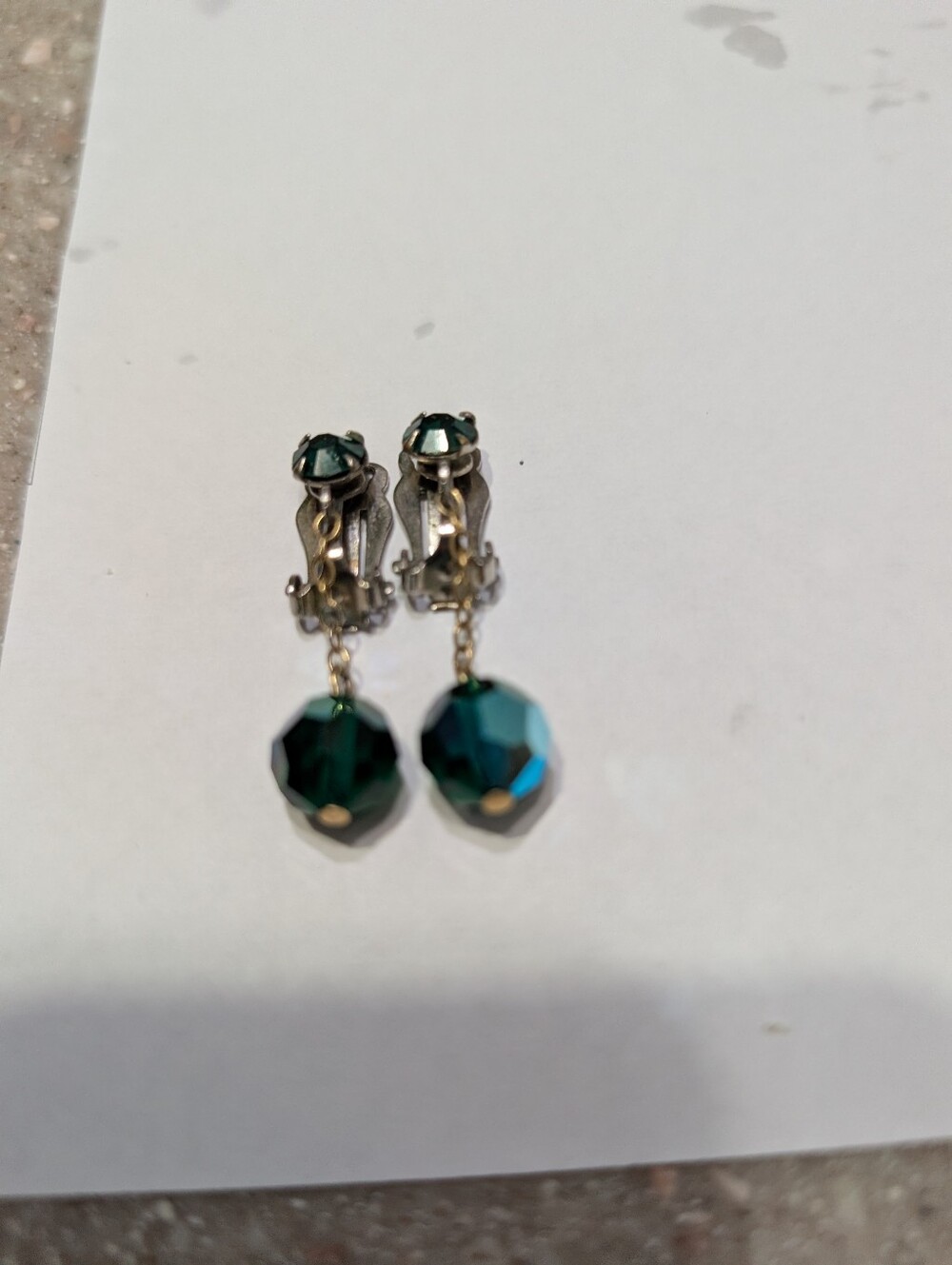 Vintage Clip On Earrings Believed To Be Lewis Segal